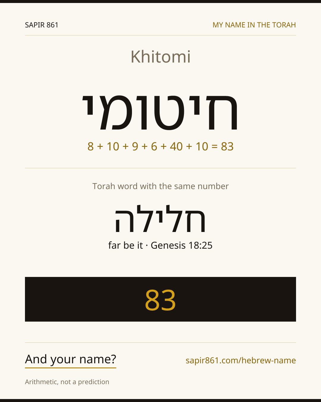 Khitomi — חיטומי