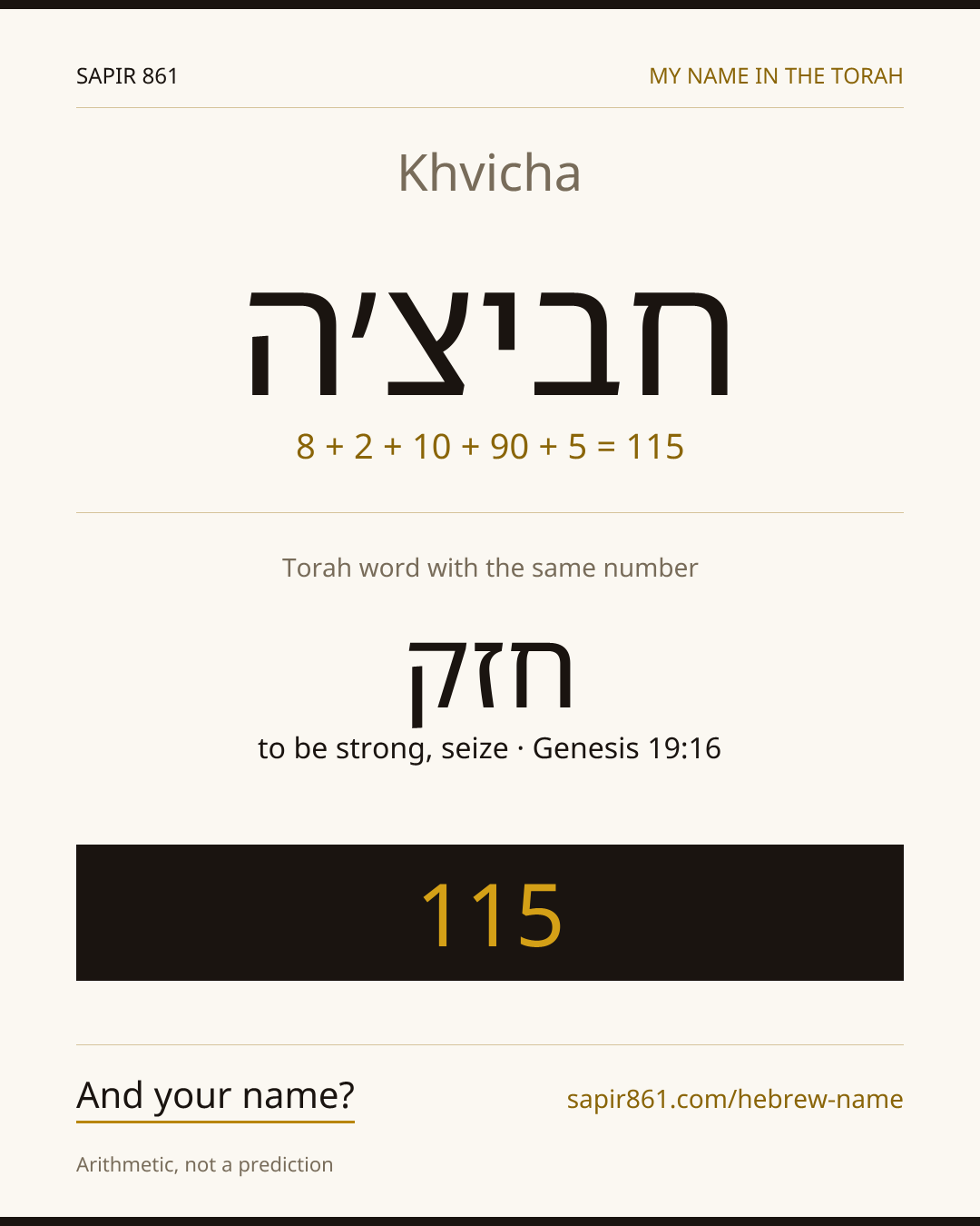 Khvicha — חביצ׳ה