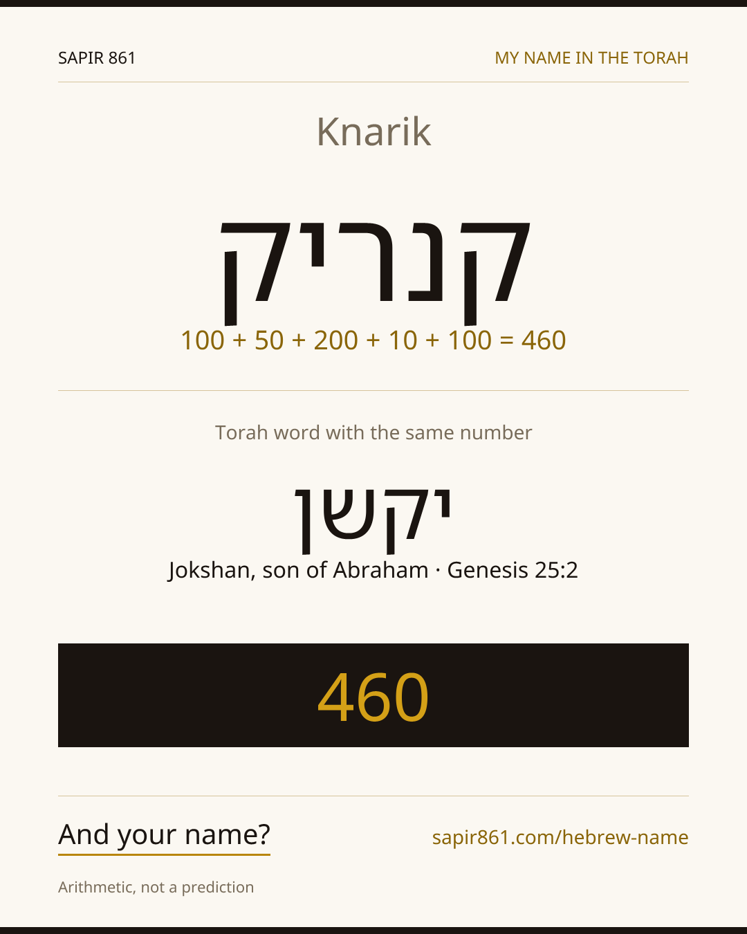 Knarik — קנריק