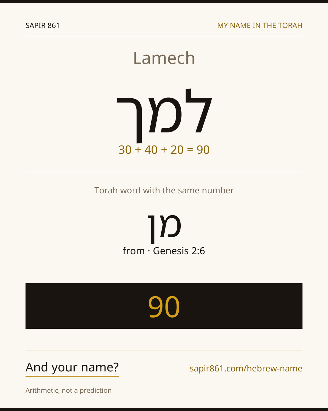Lamech — למך
