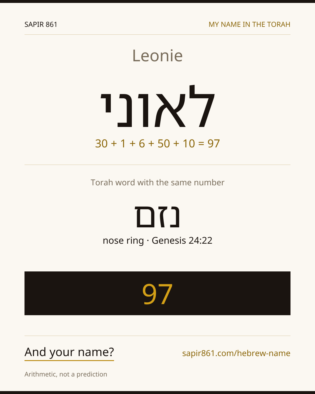 Leonie — לאוני
