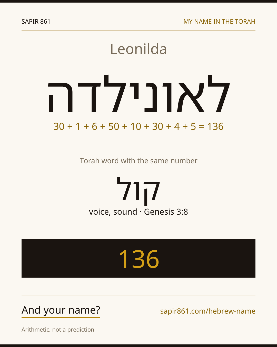 Leonilda — לאונילדה