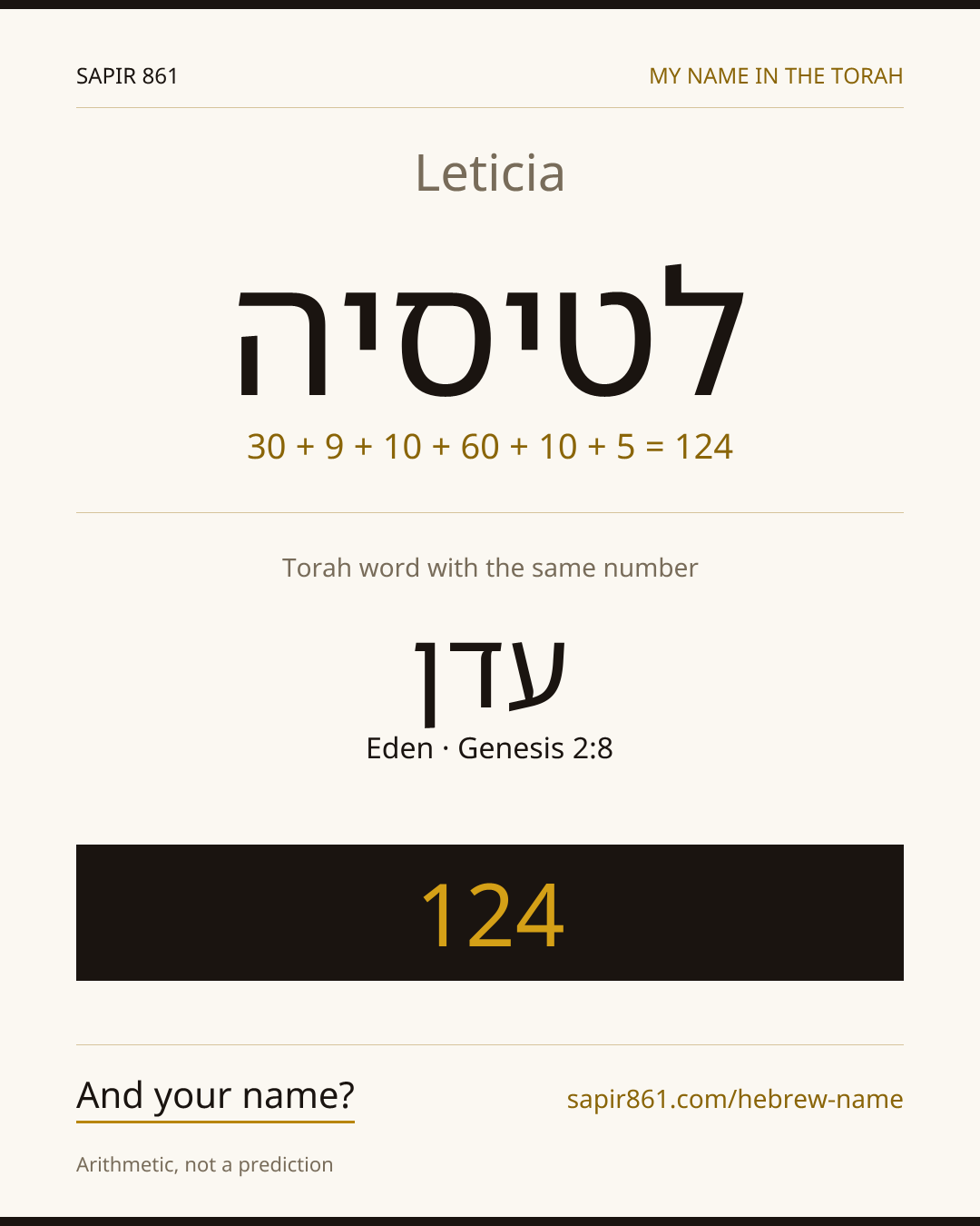 Leticia — לטיסיה