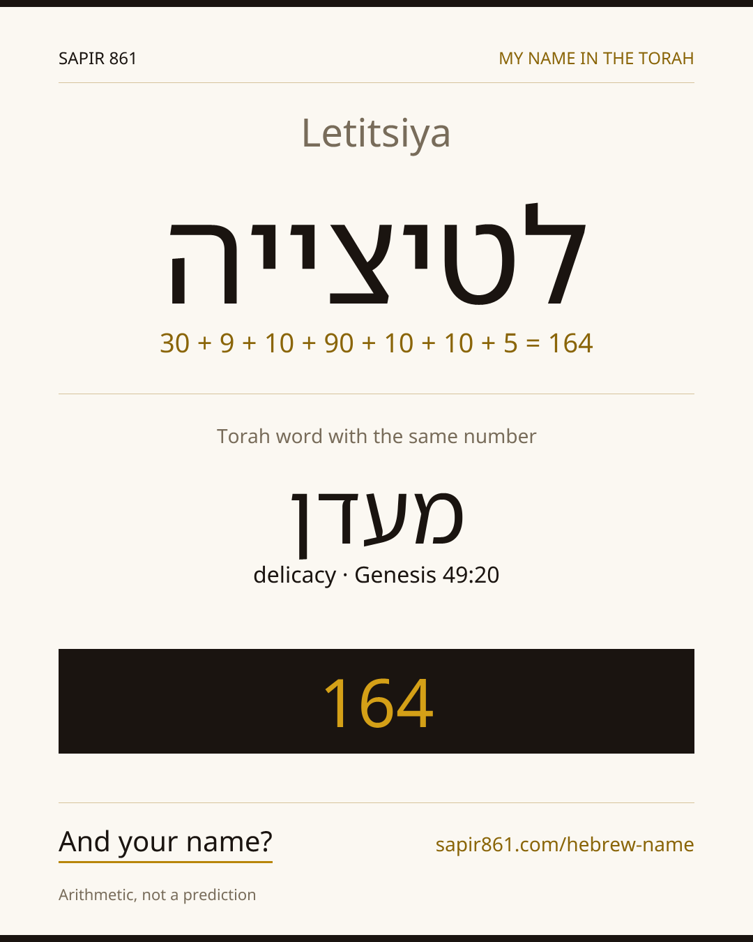 Letitsiya — לטיצייה