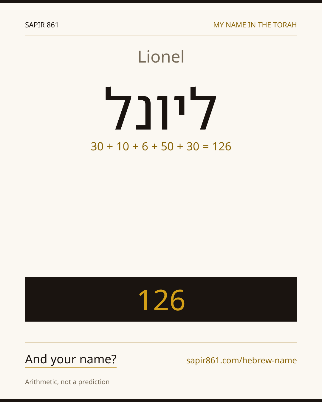 Lionel — ליונל