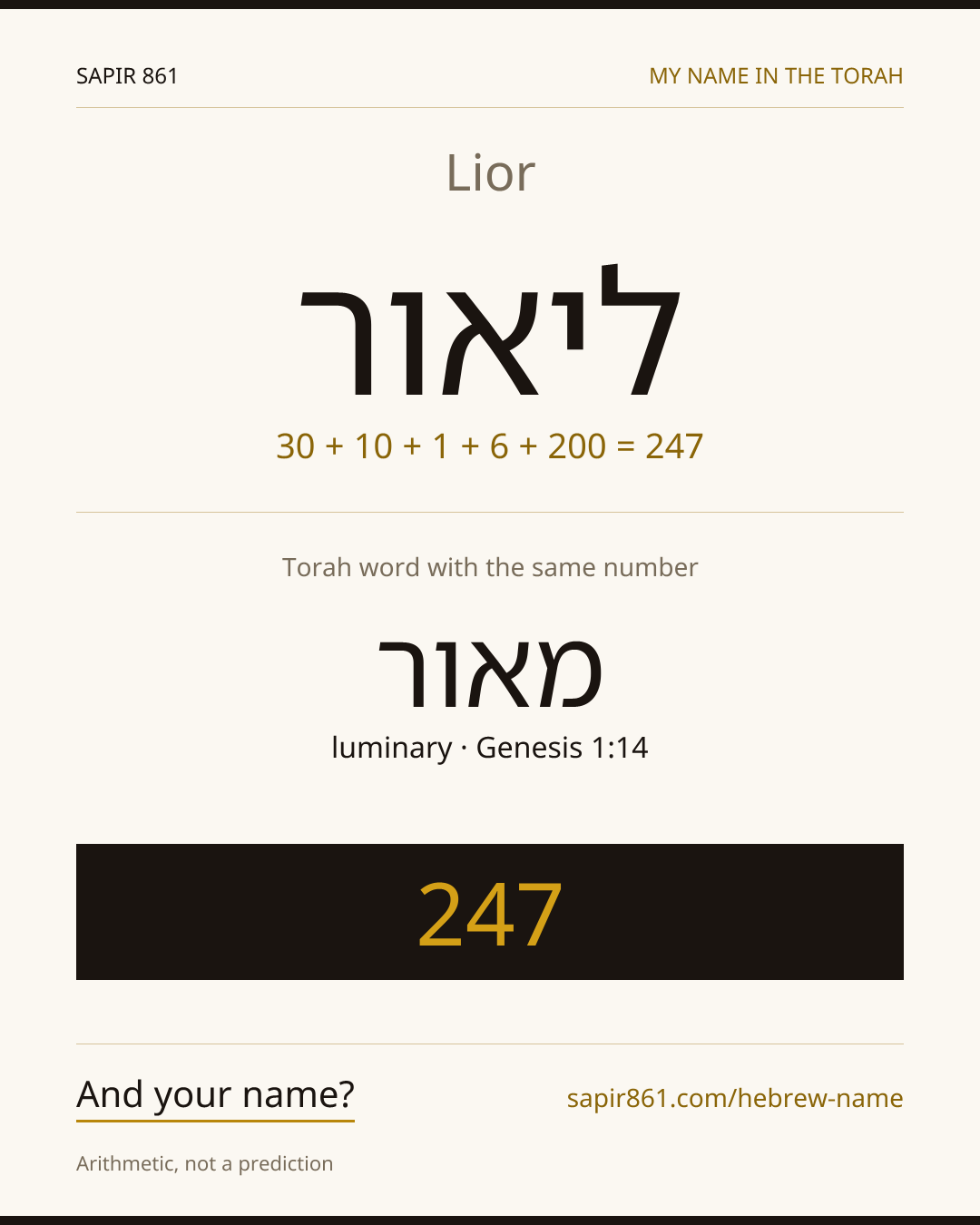 Lior — ליאור