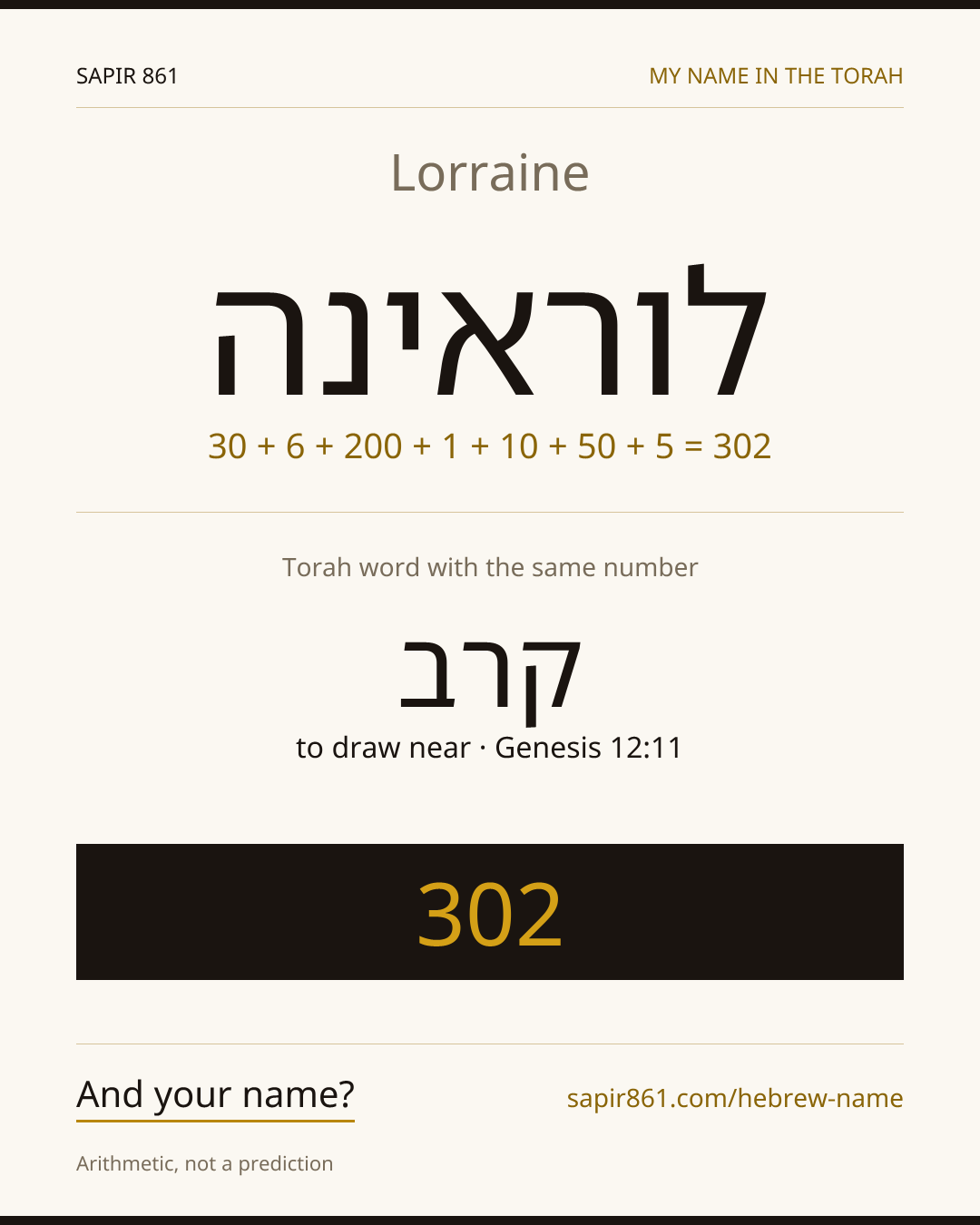 Lorraine — לוראינה