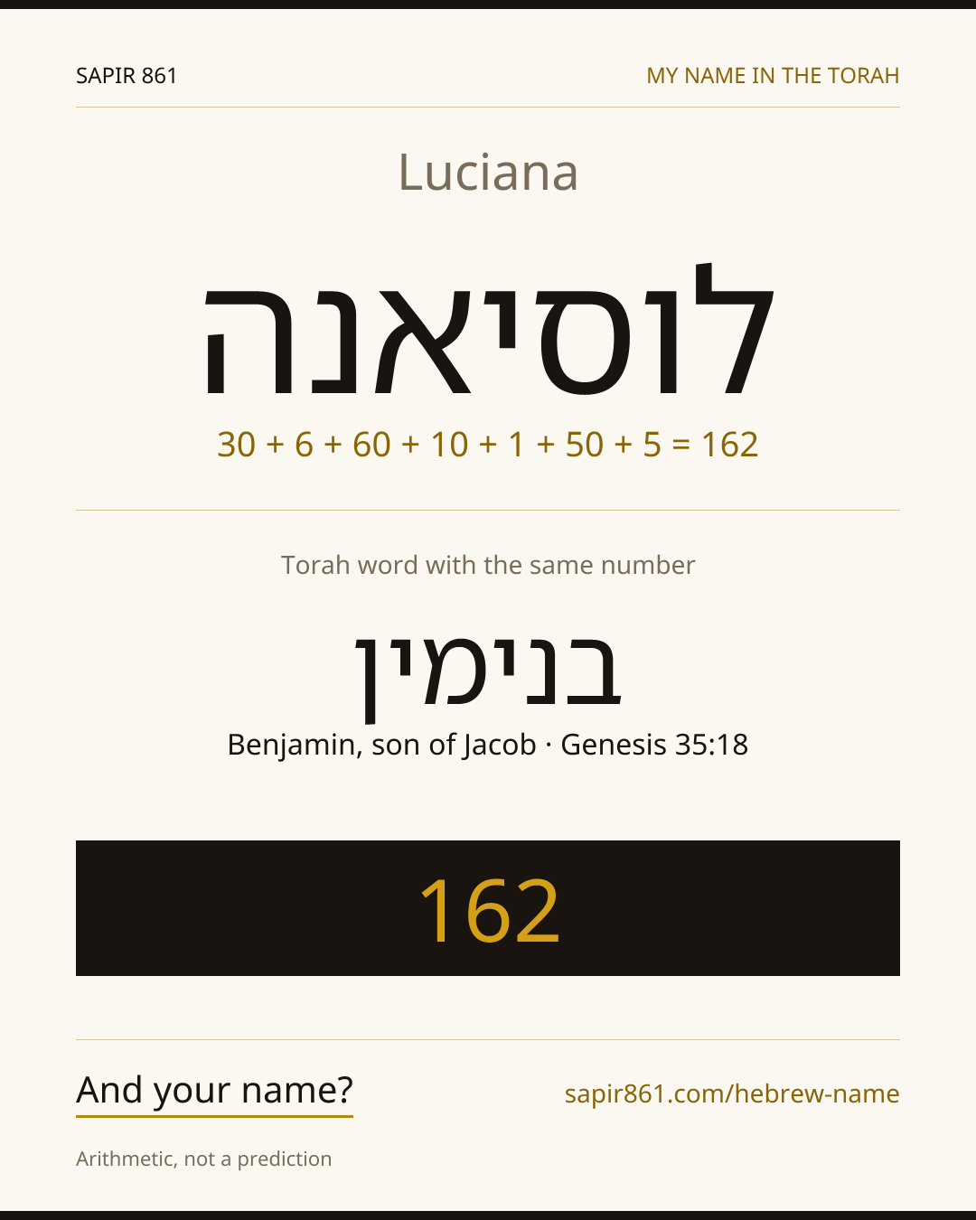 Luciana — לוסיאנה