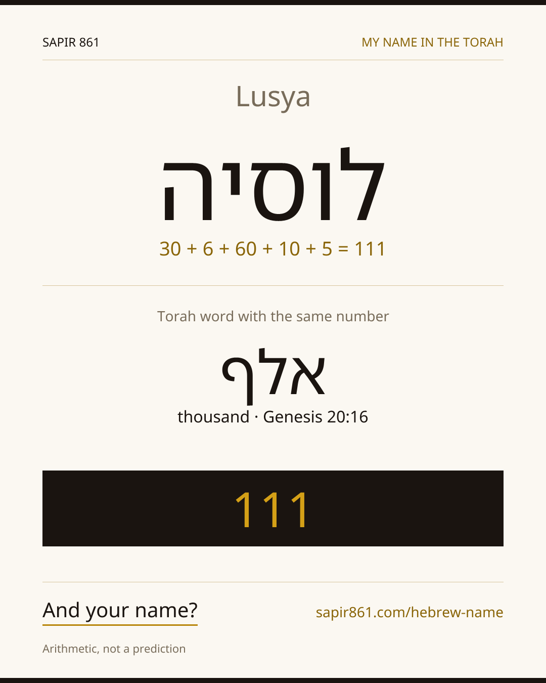 Lusya — לוסיה