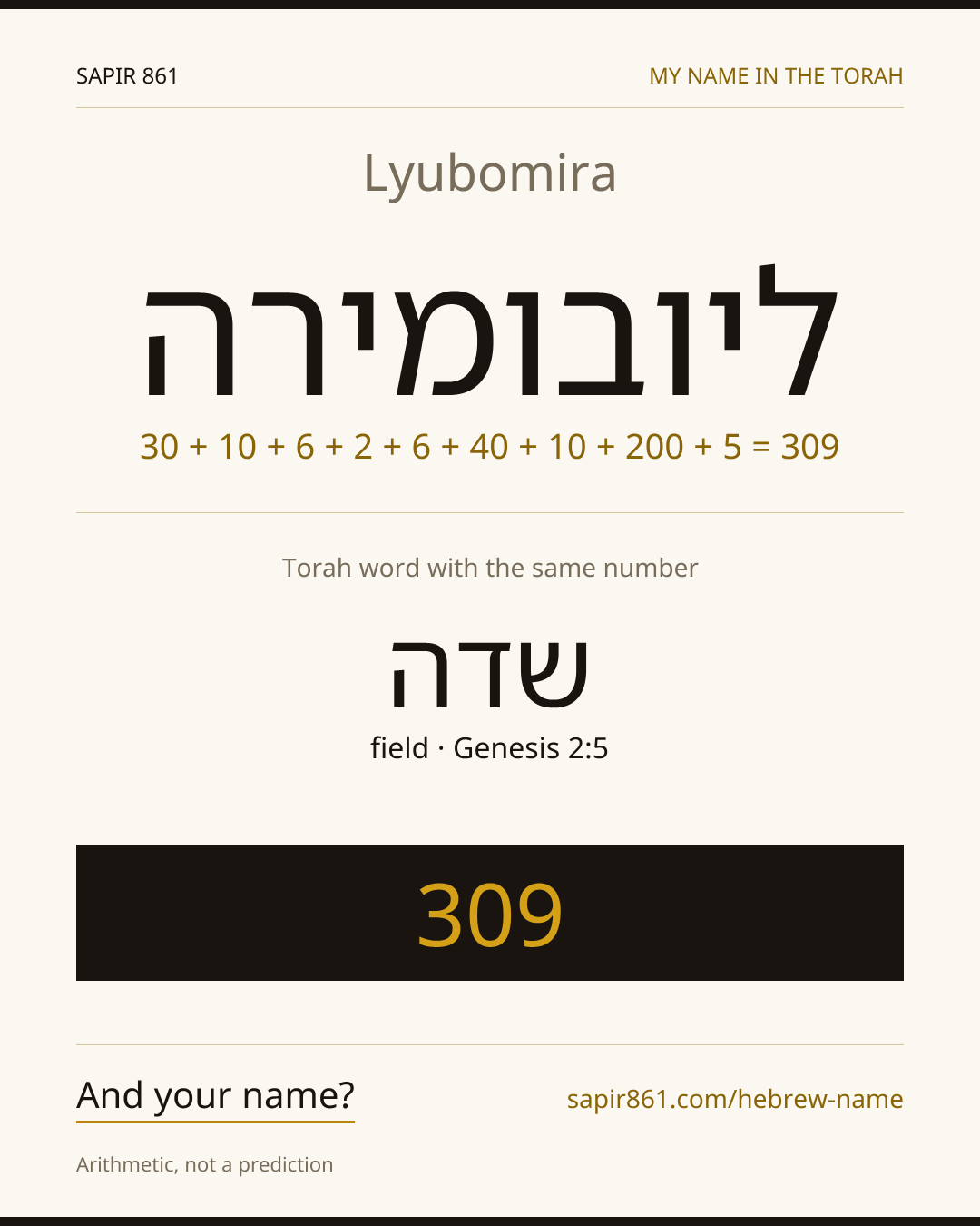 Lyubomira — ליובומירה