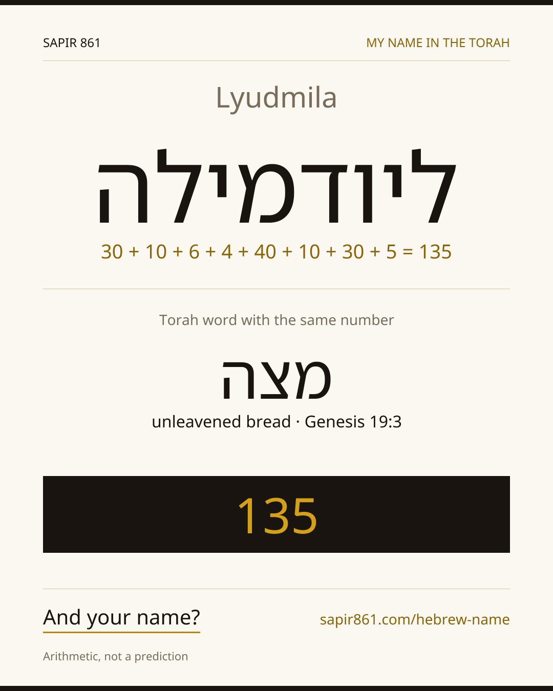 Lyudmila — ליודמילה