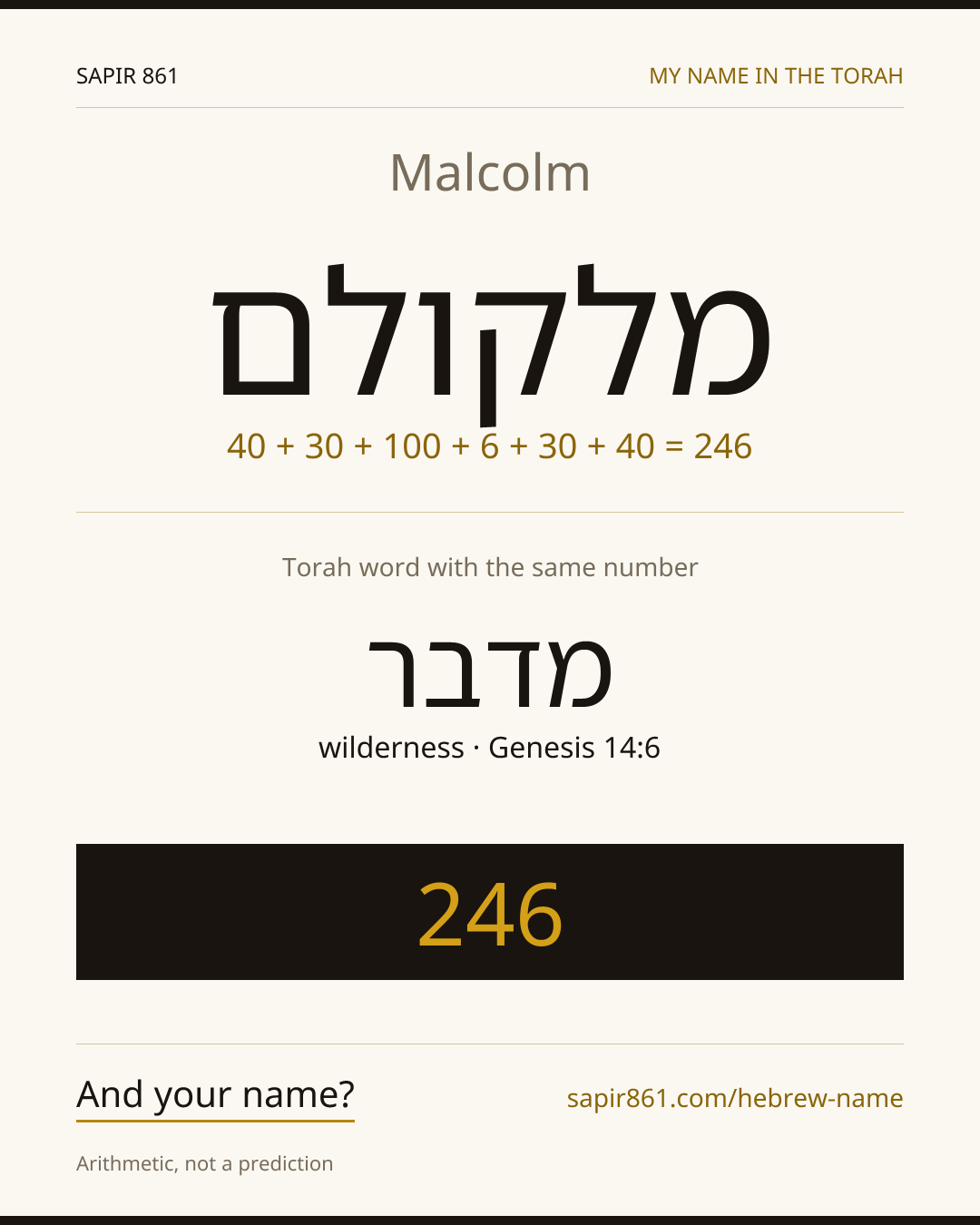 Malcolm — מלקולם