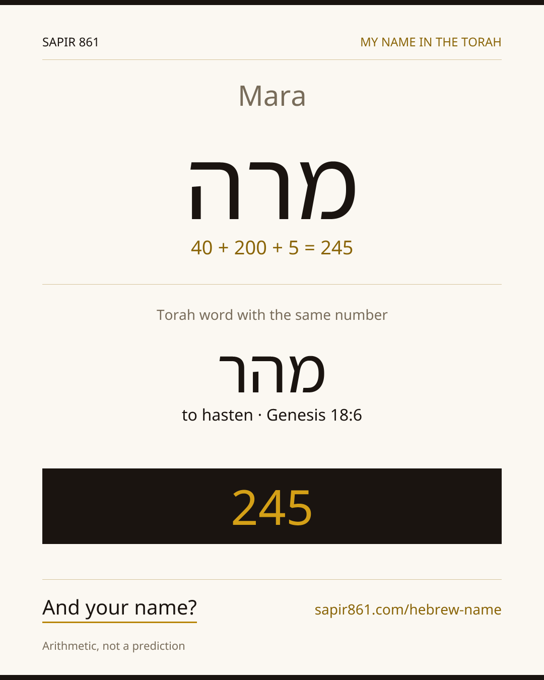 Mara — מרה