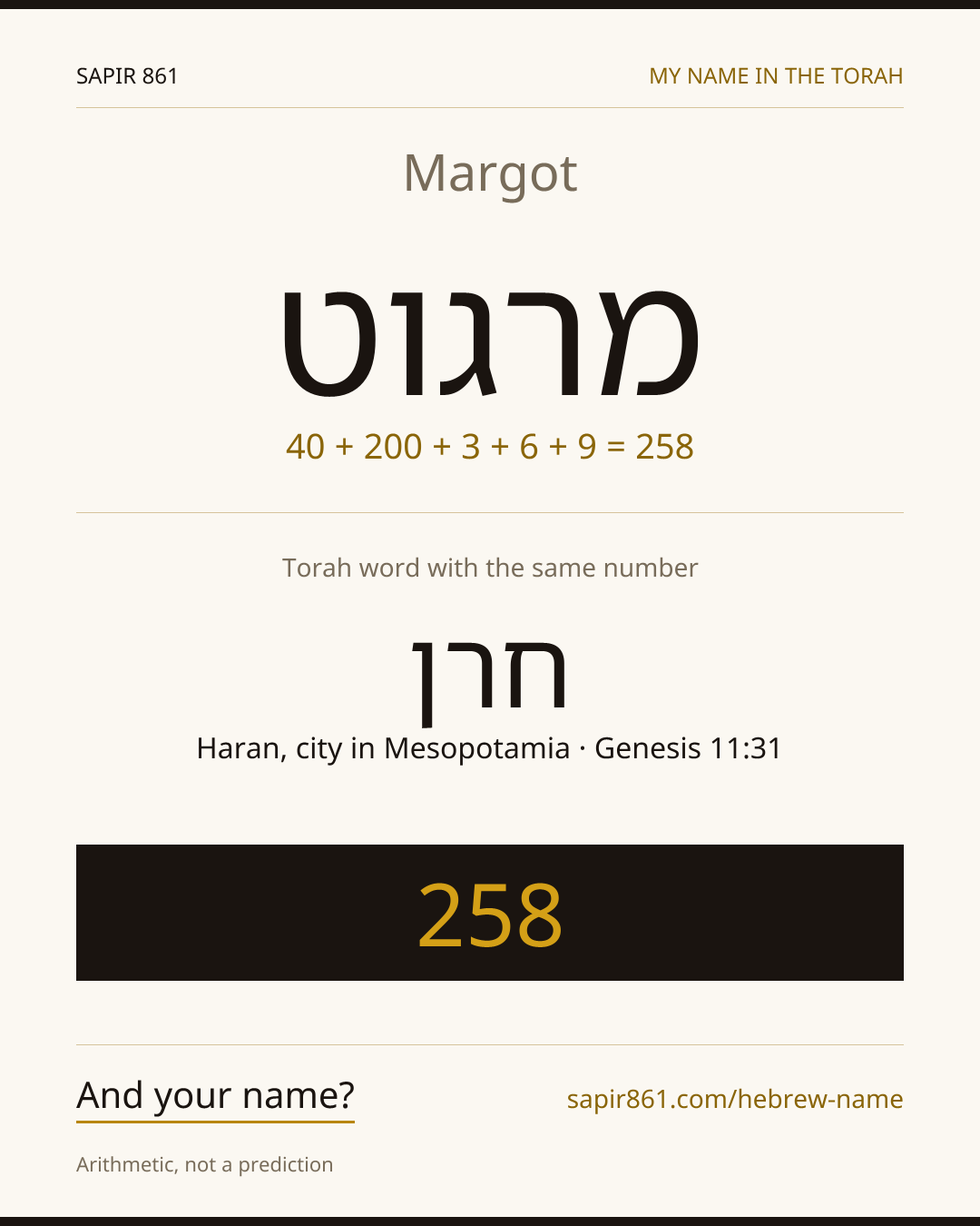 Margot — מרגוט