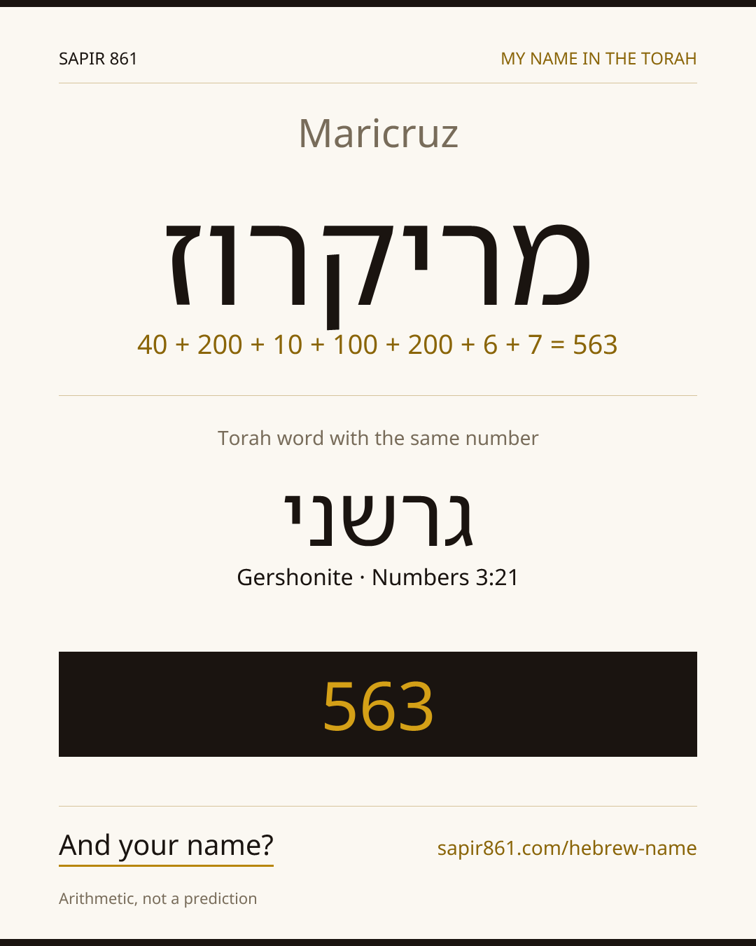 Maricruz — מריקרוז