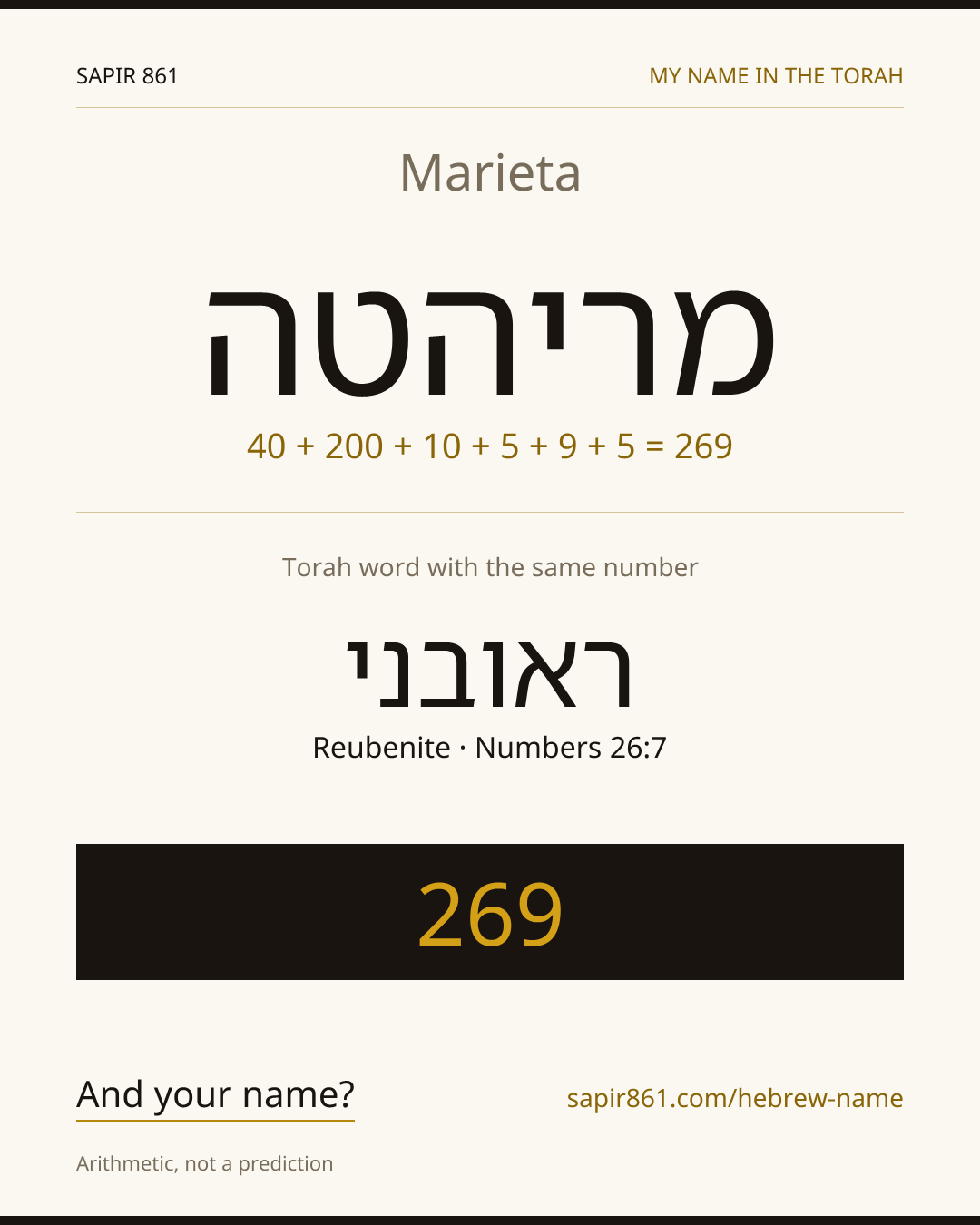 Marieta — מריהטה