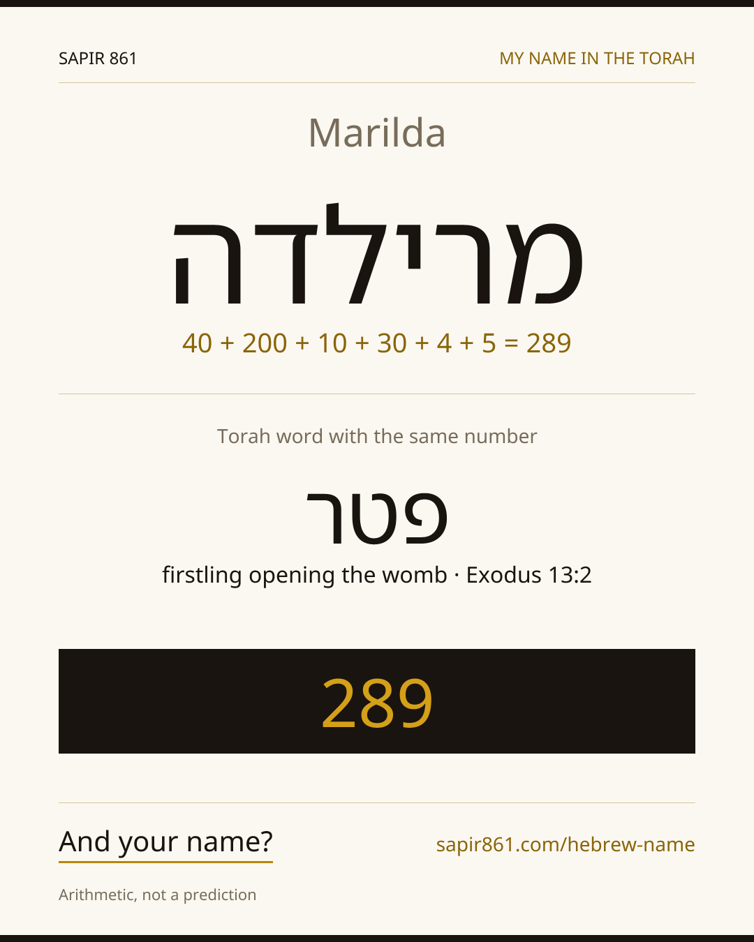 Marilda — מרילדה