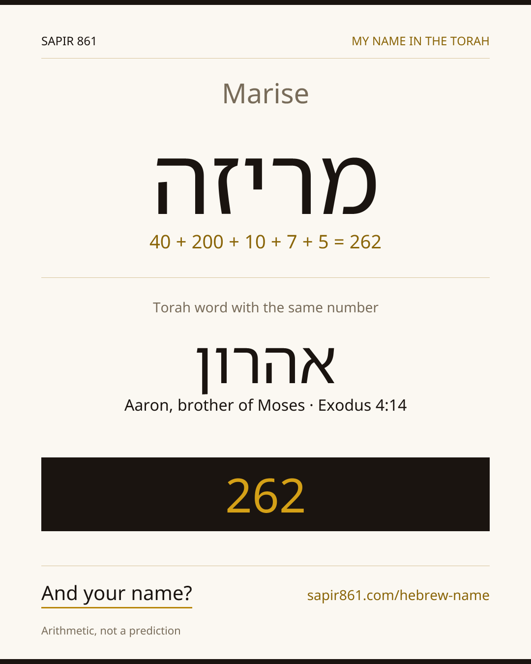 Marise — מריזה