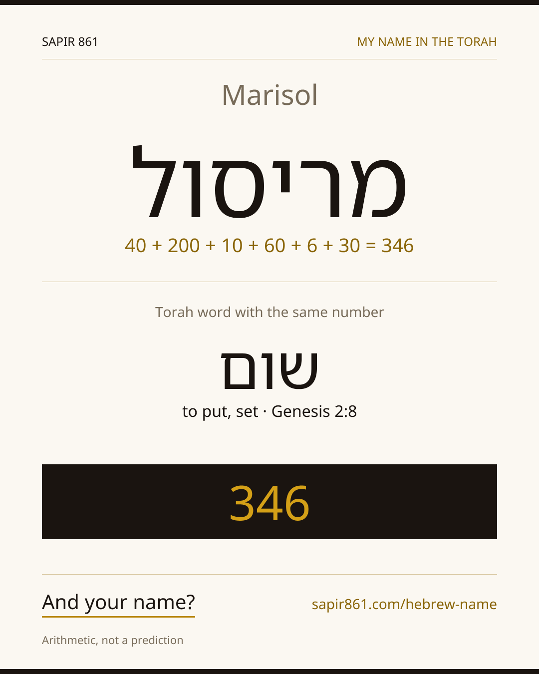 Marisol — מריסול
