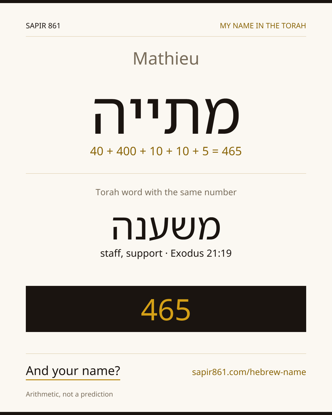 Mathieu — מתייה