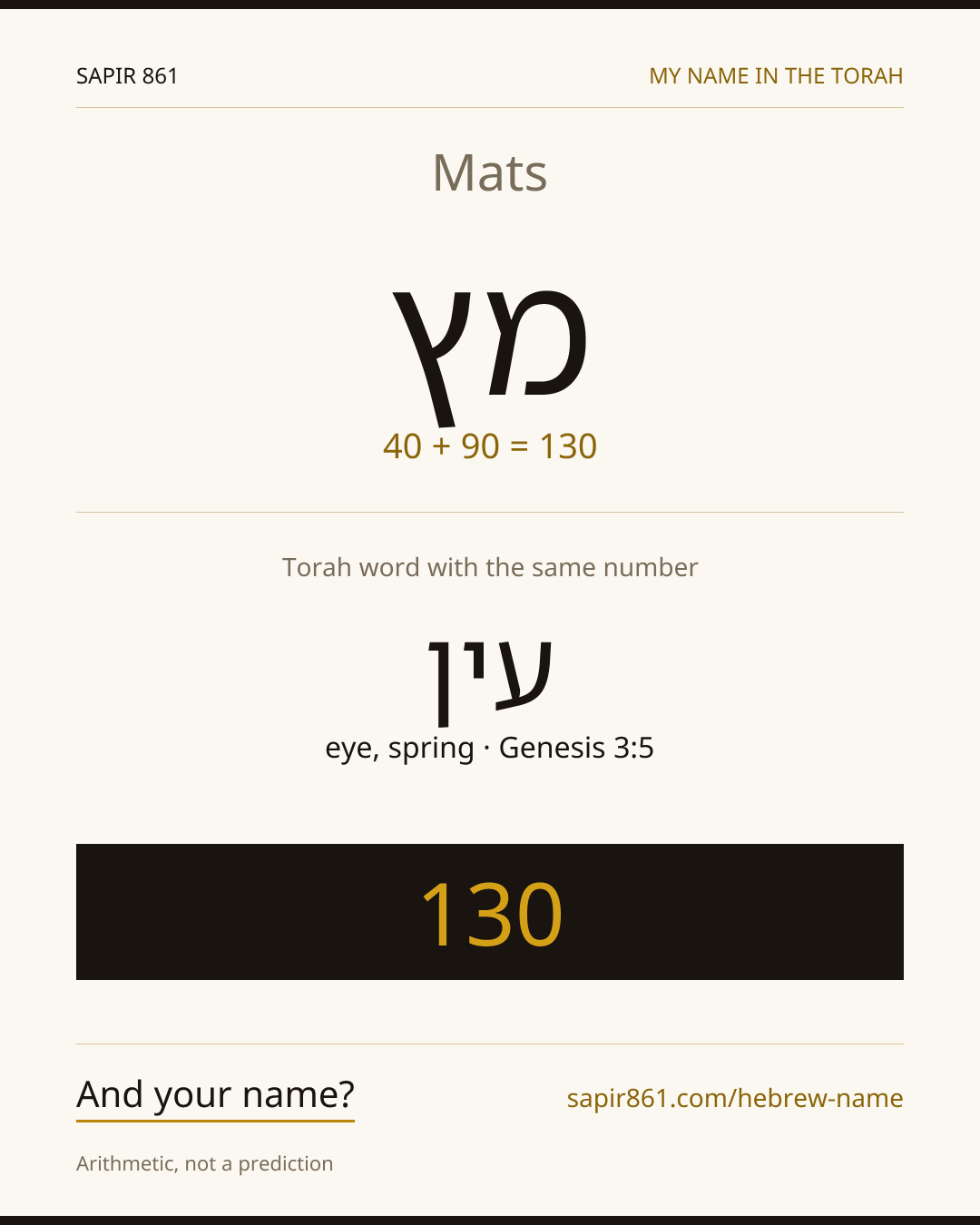 Mats — מץ