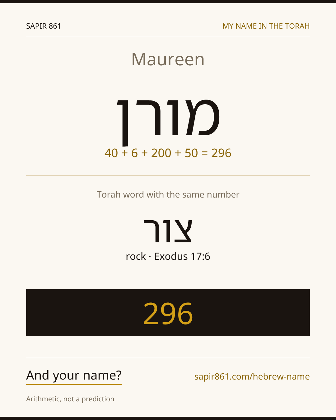 Maureen — מורן
