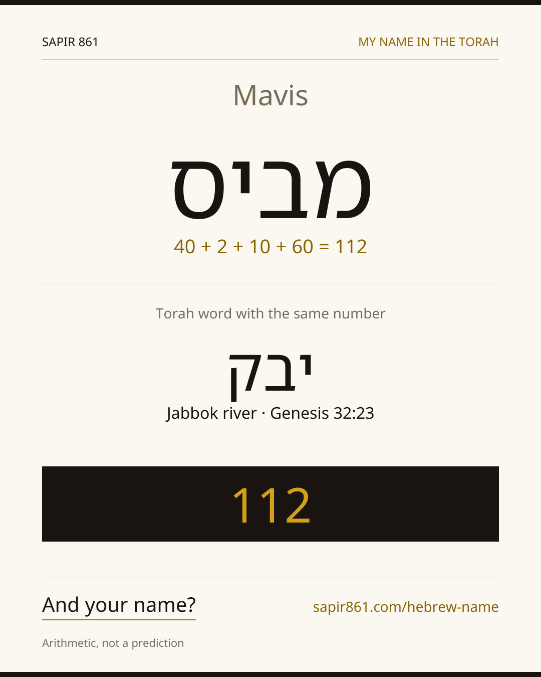 Mavis — מביס