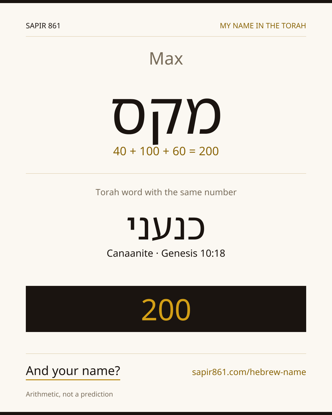 Max — מקס