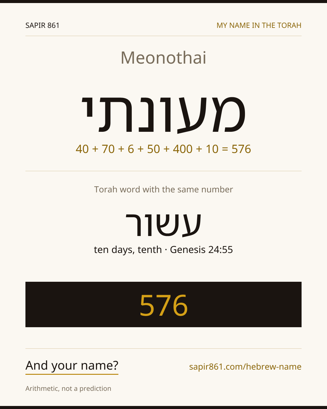 Meonothai — מעונתי