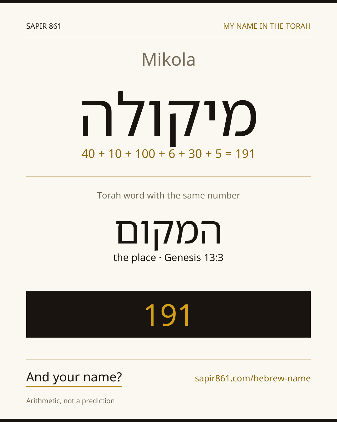 Mikola — מיקולה