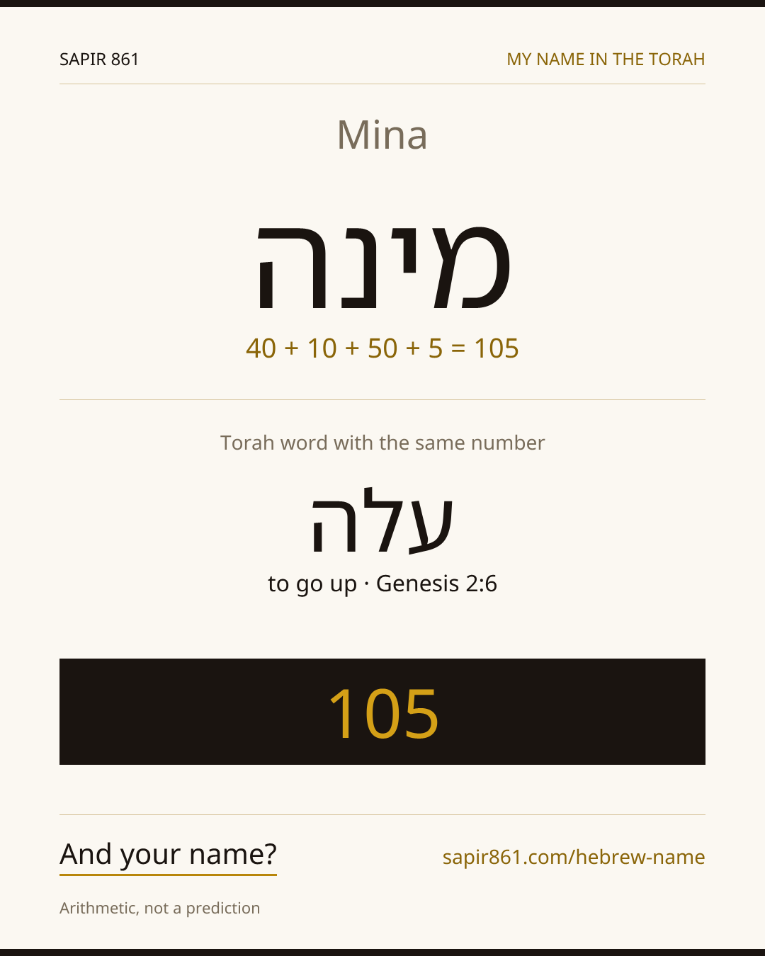 Mina — מינה