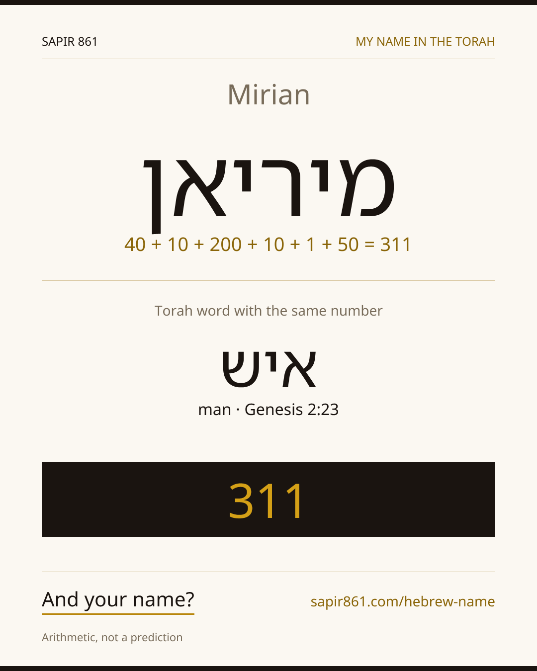 Mirian — מיריאן