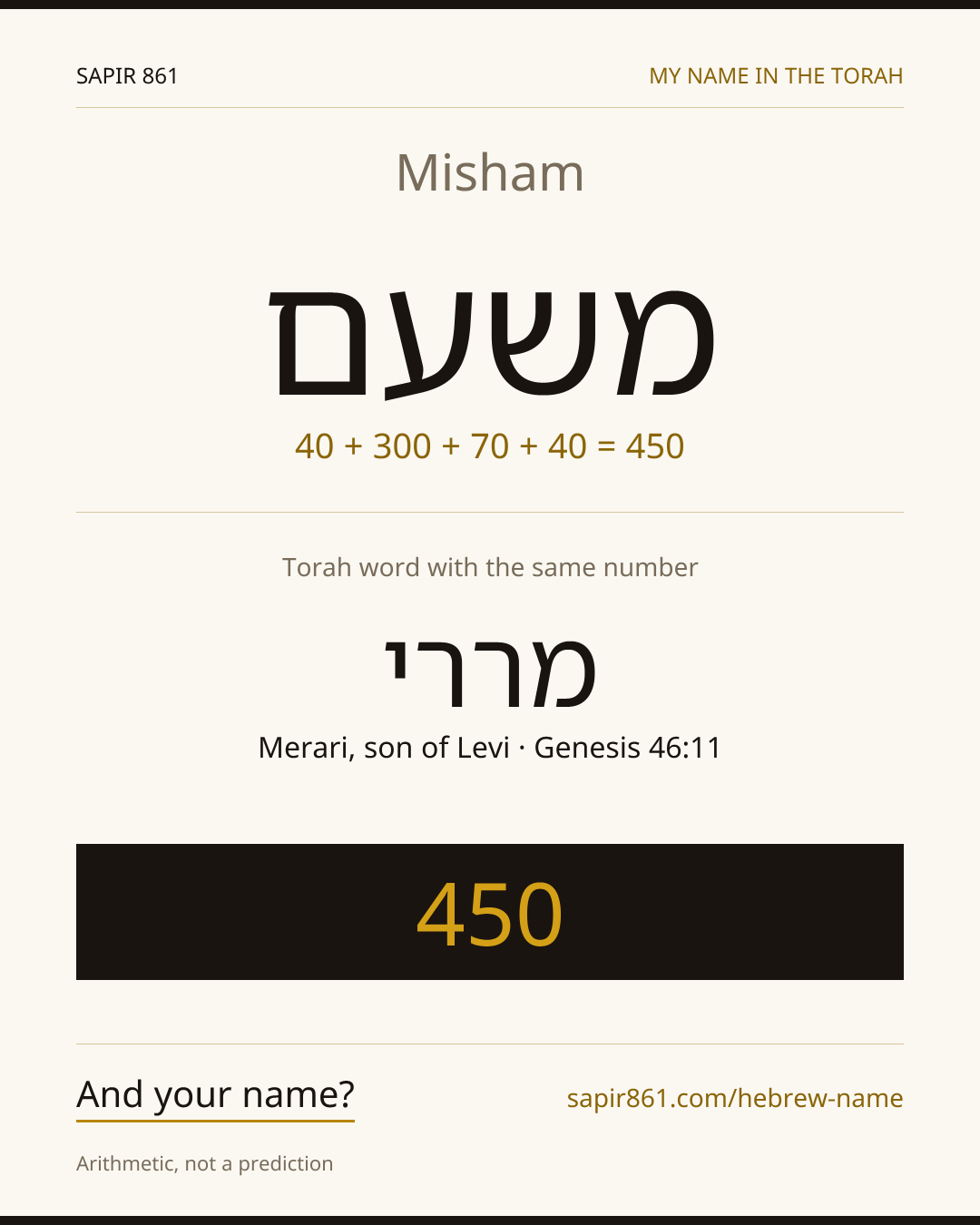 Misham — משעם