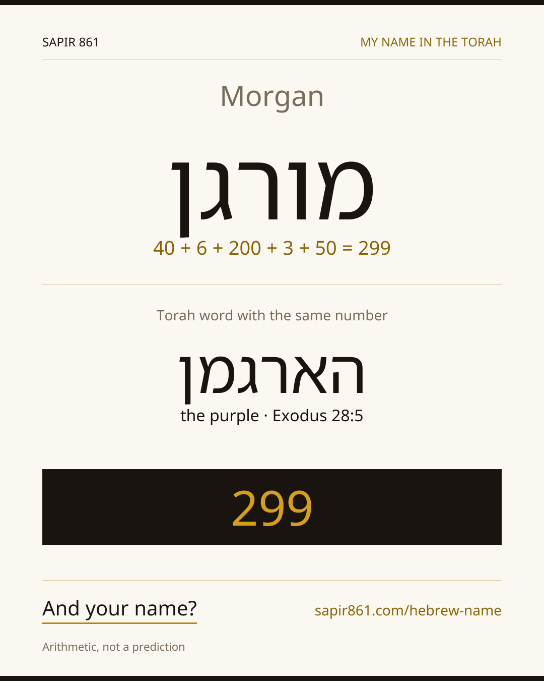 Morgan — מורגן