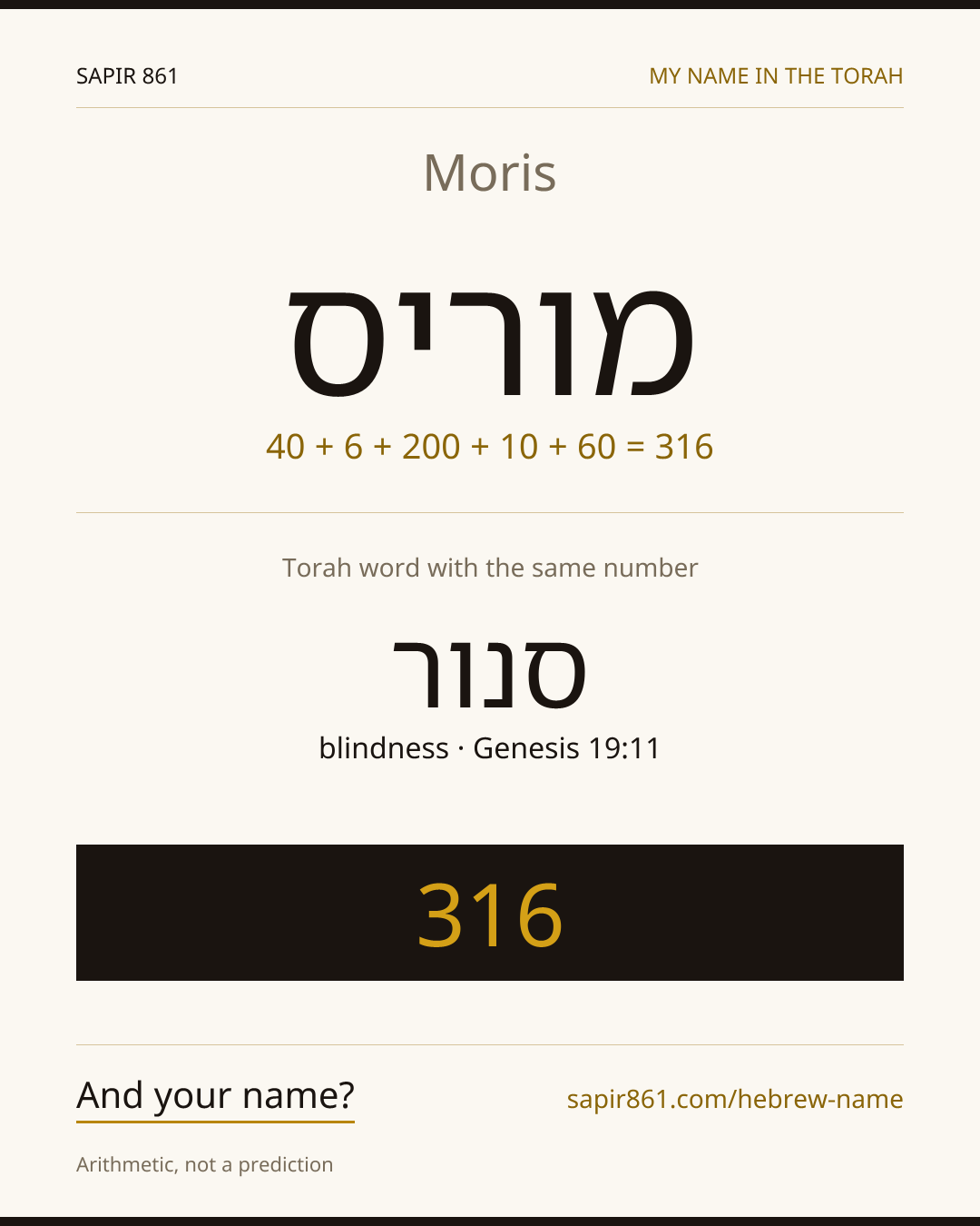 Moris — מוריס