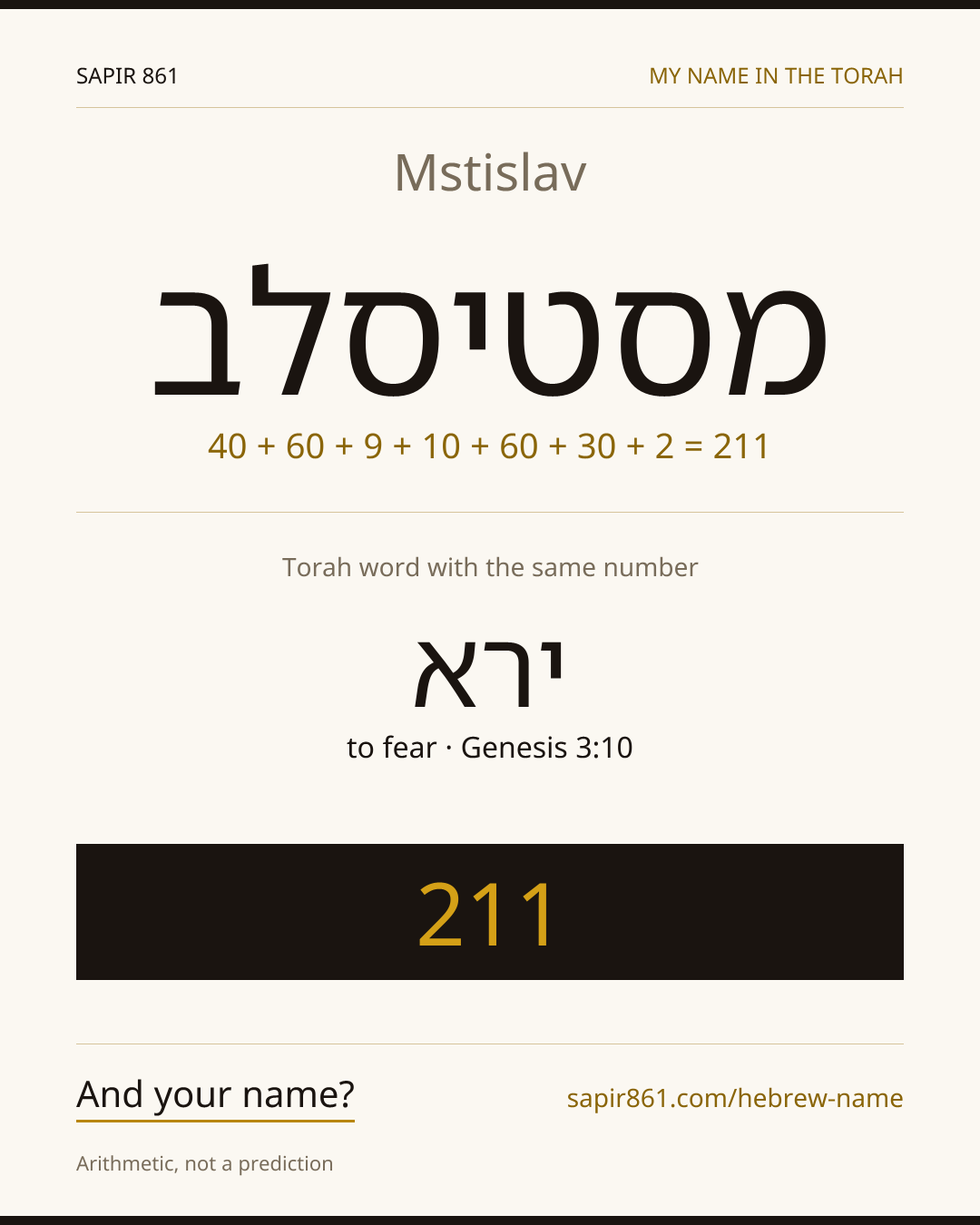 Mstislav — מסטיסלב