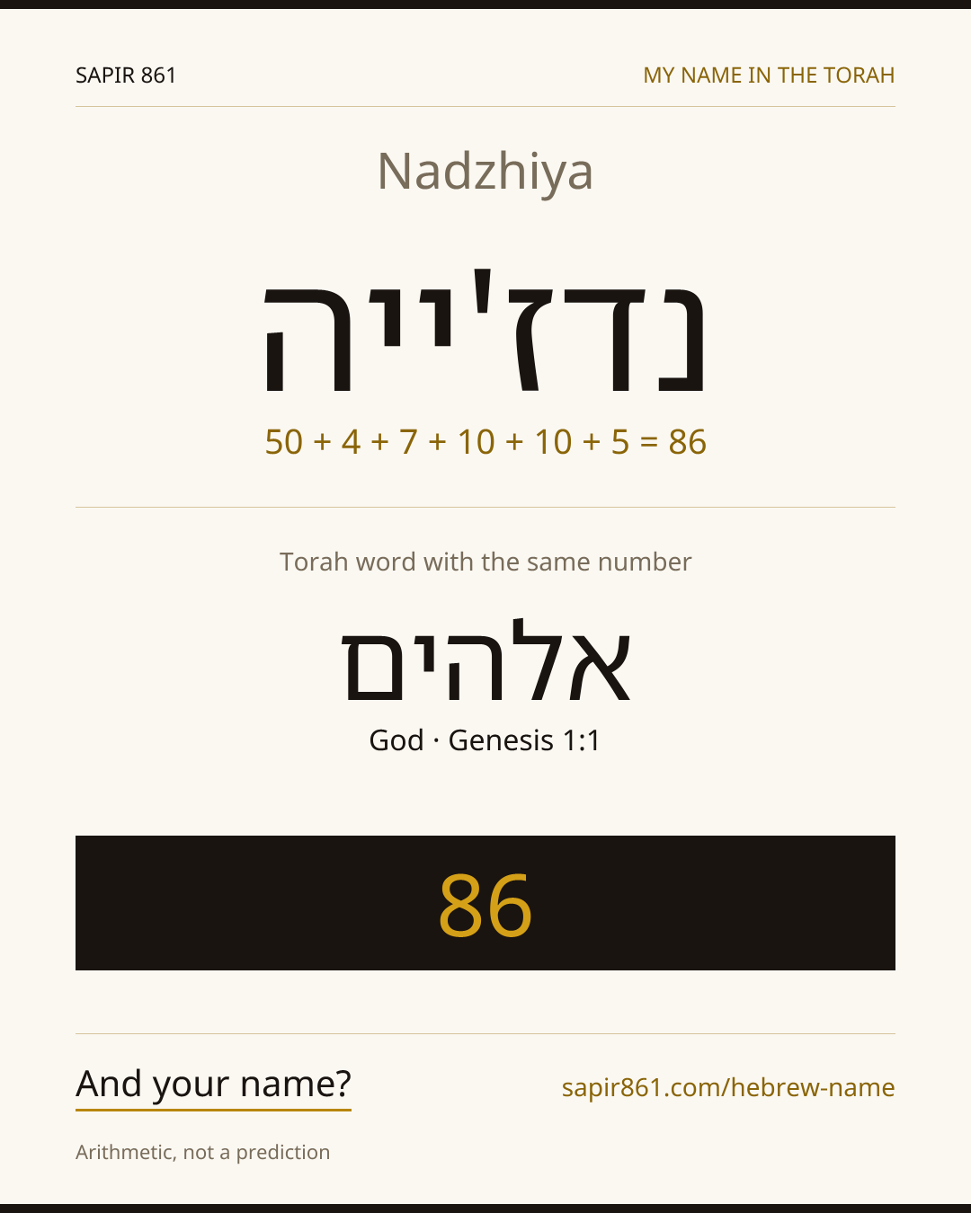 Nadzhiya — נדז'ייה