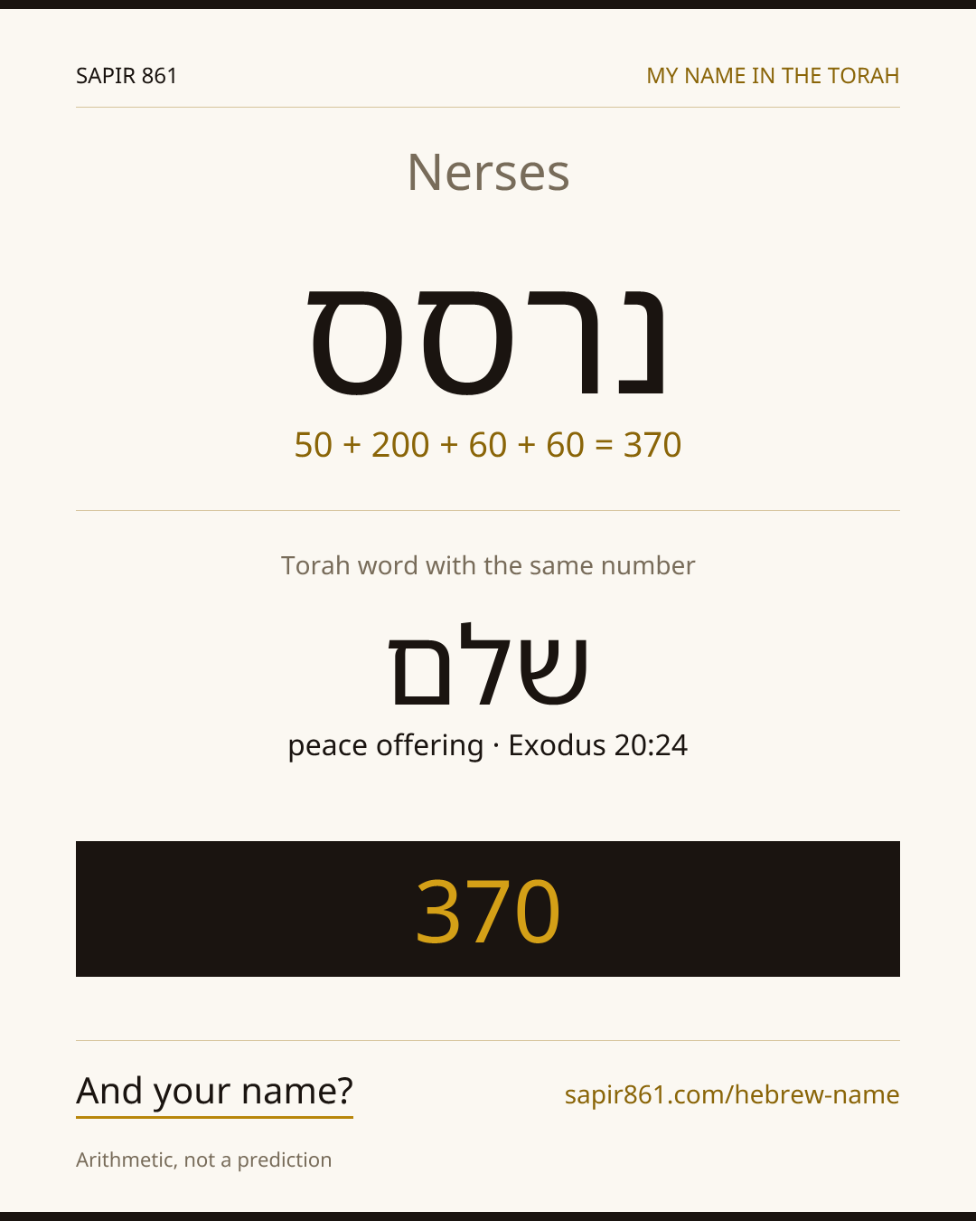 Nerses — נרסס