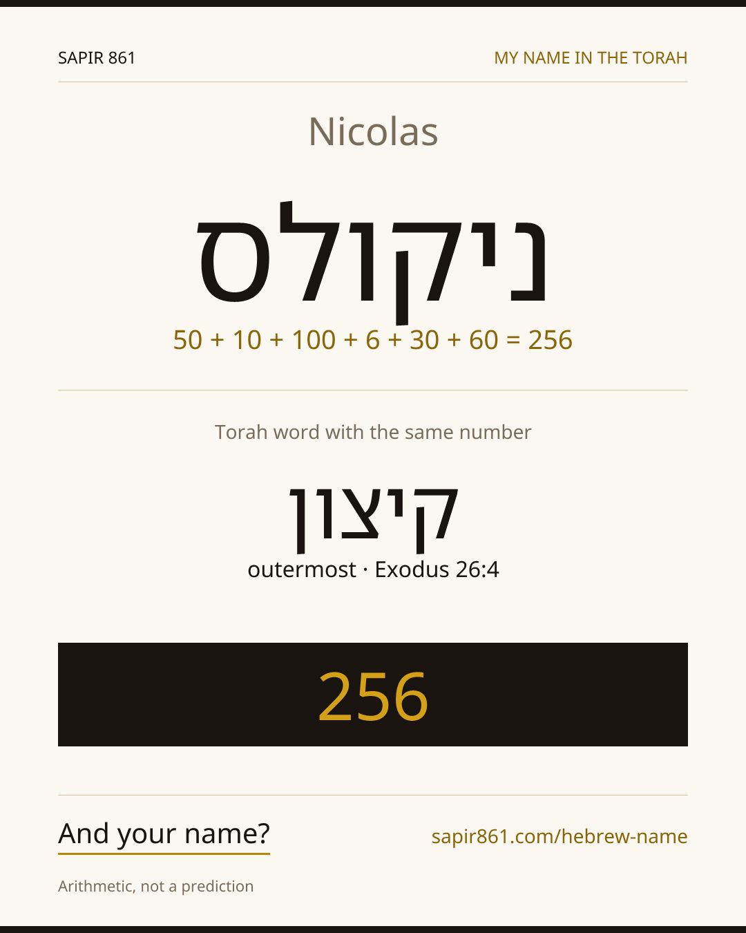 Nicolas — ניקולס