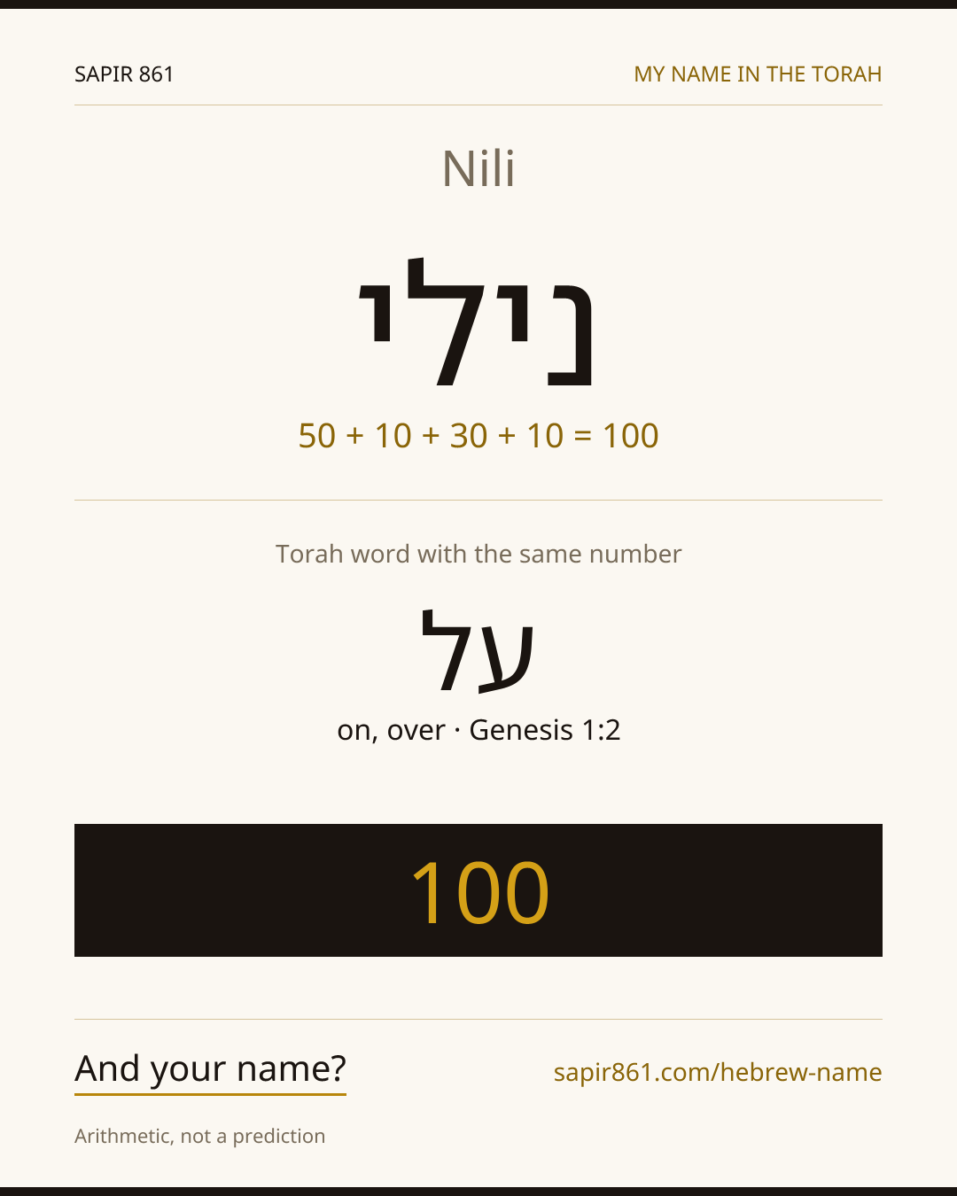 Nili — נילי