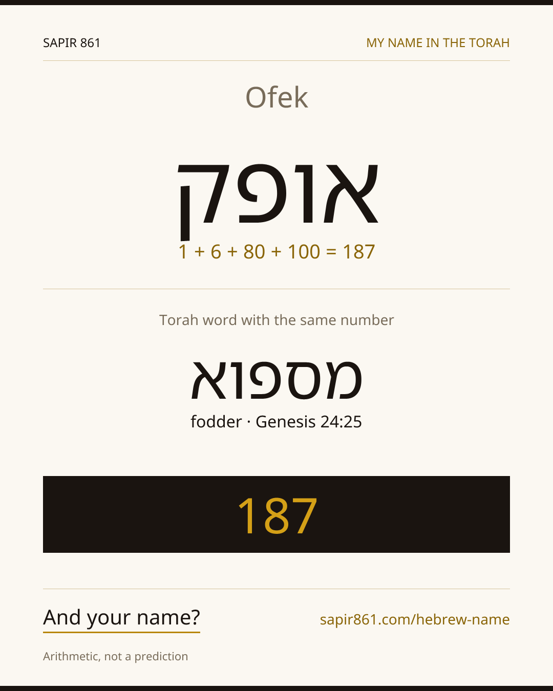 Ofek — אופק