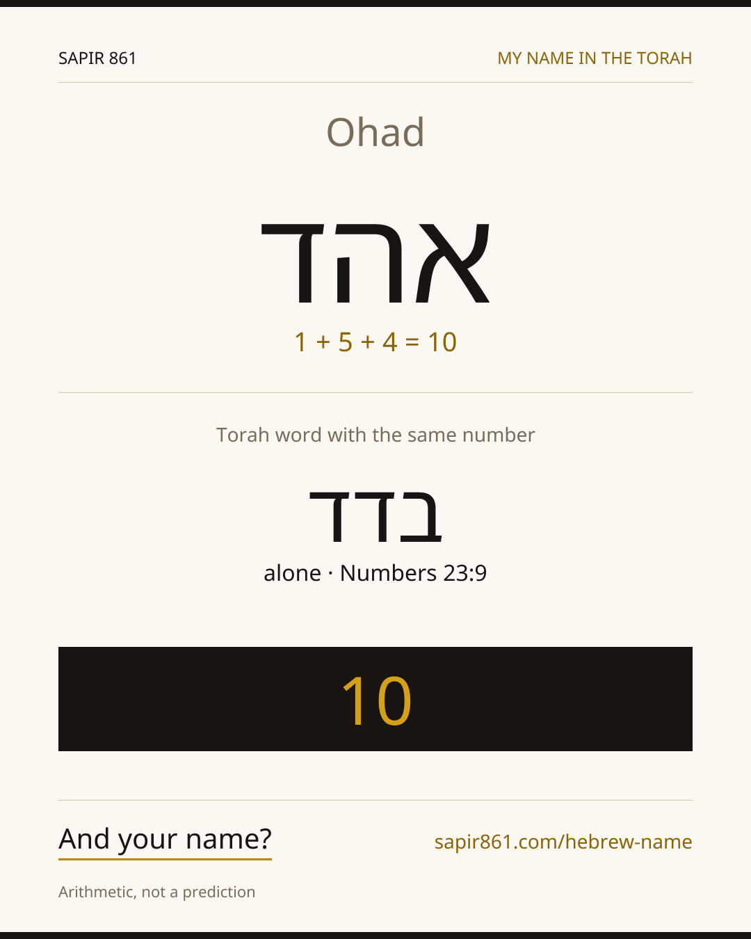 Ohad — אהד