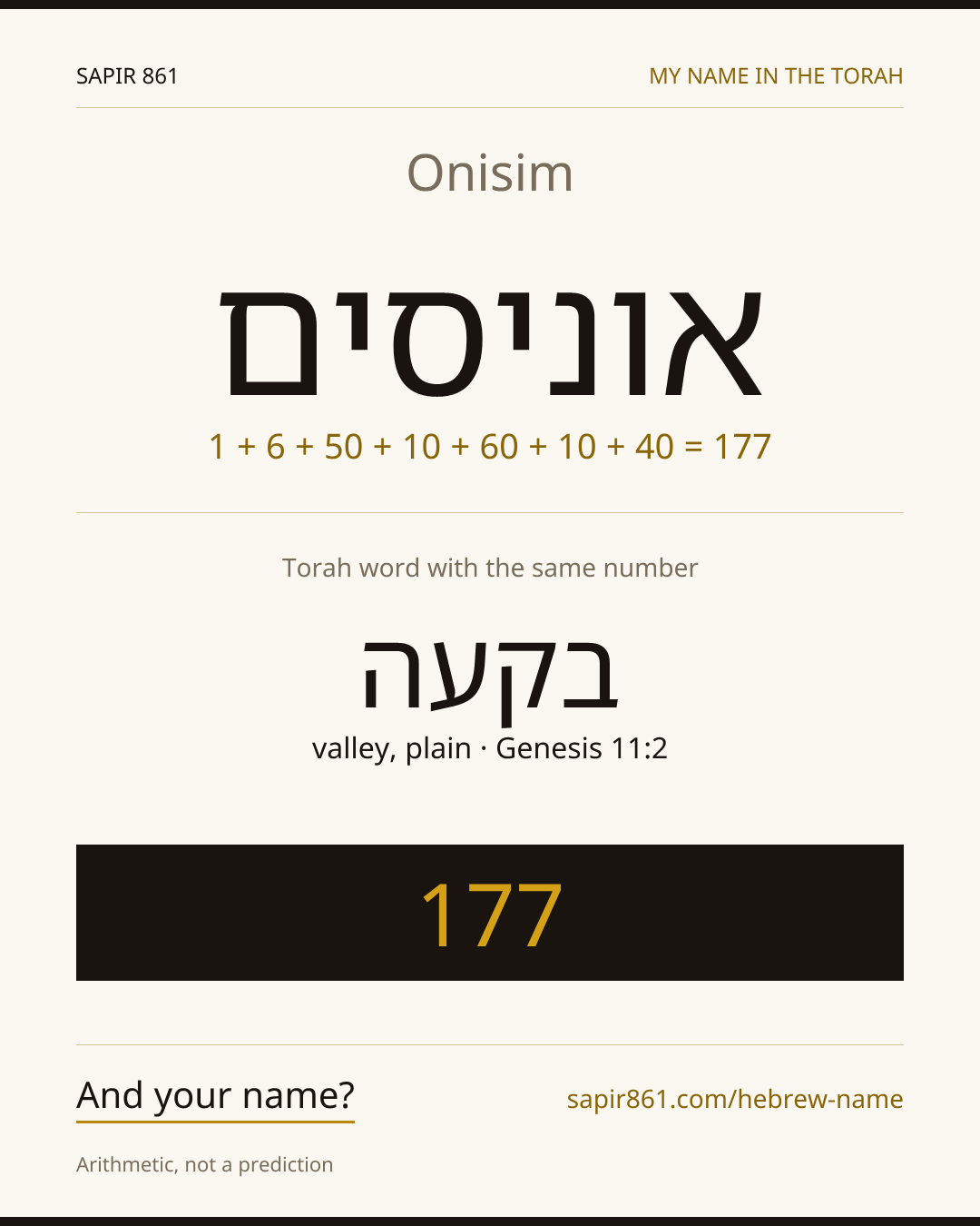 Onisim — אוניסים