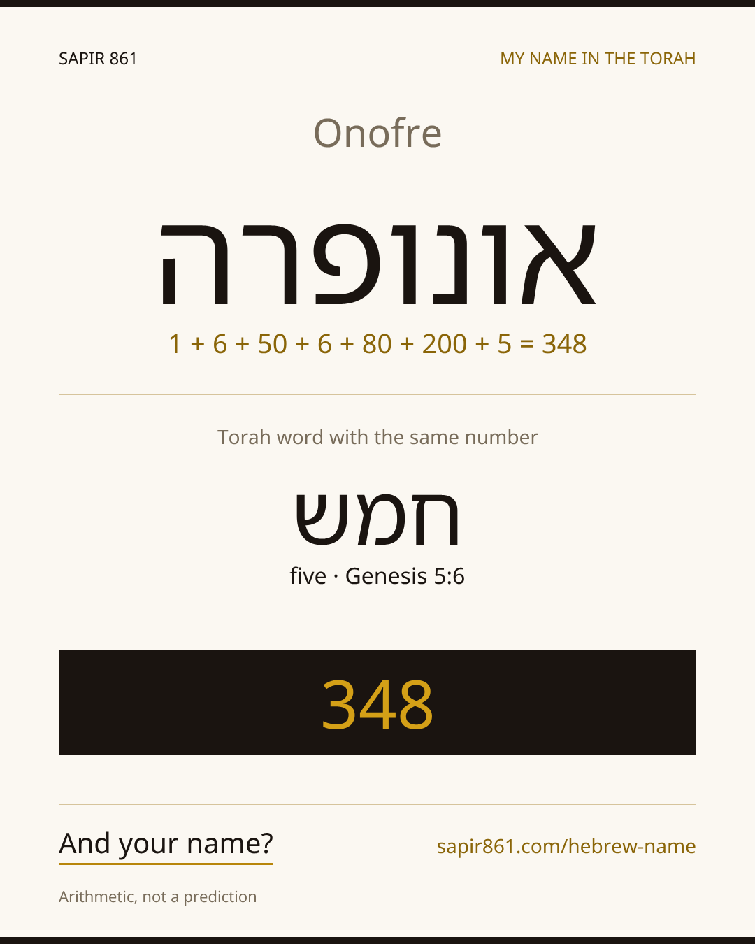 Onofre — אונופרה