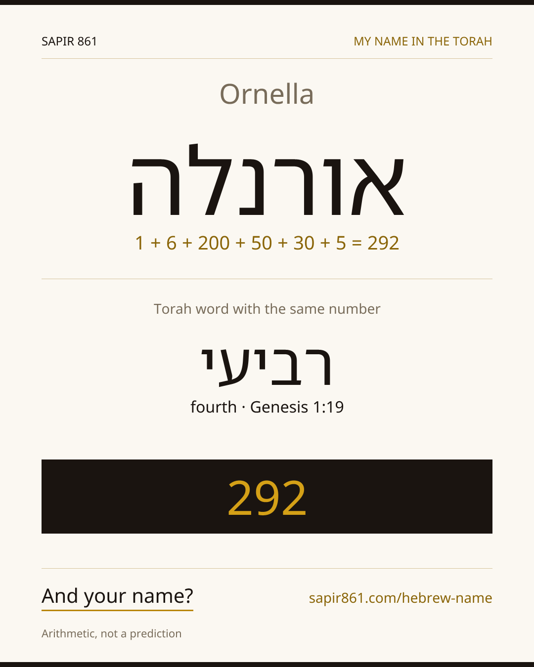 Ornella — אורנלה