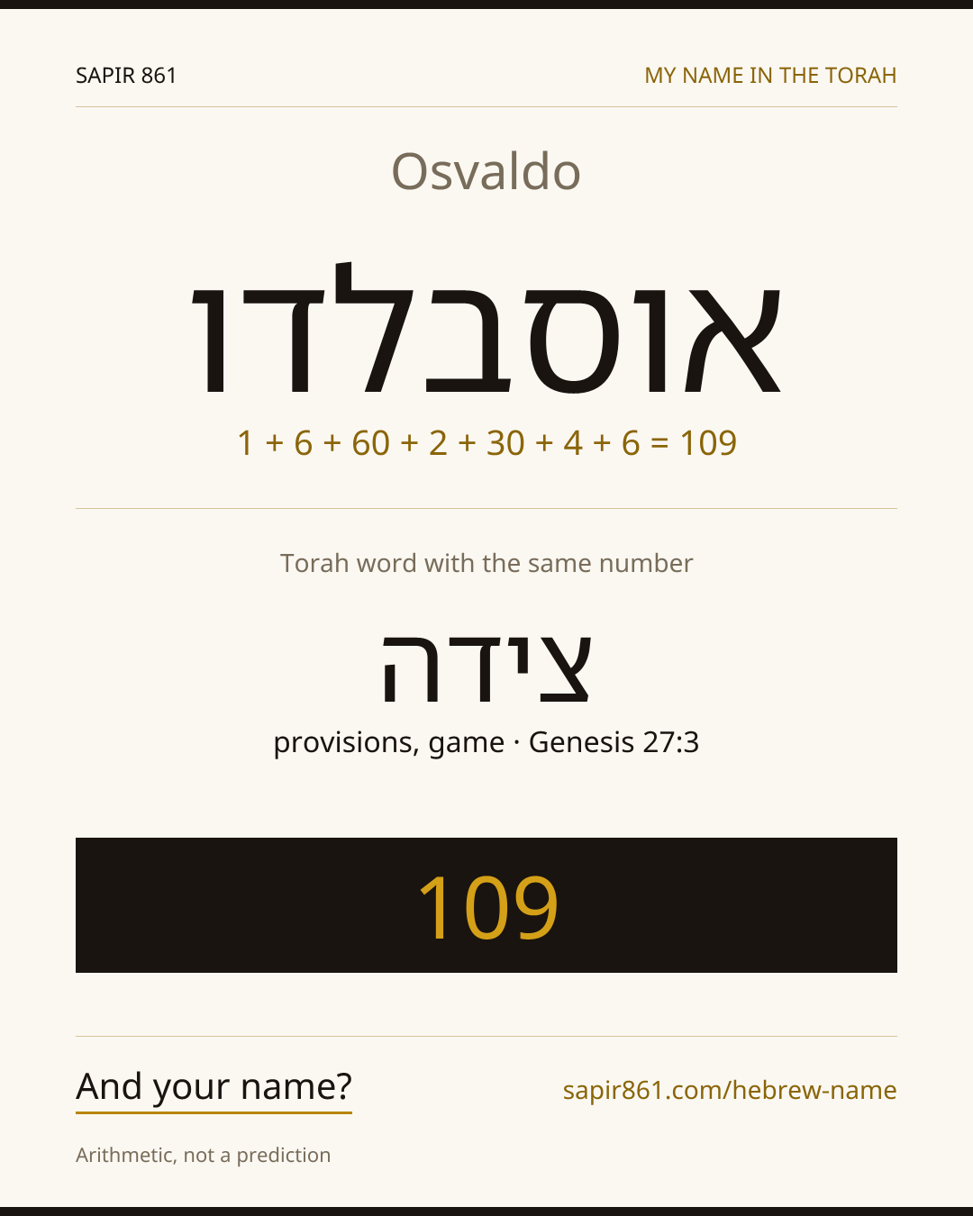 Osvaldo — אוסבלדו