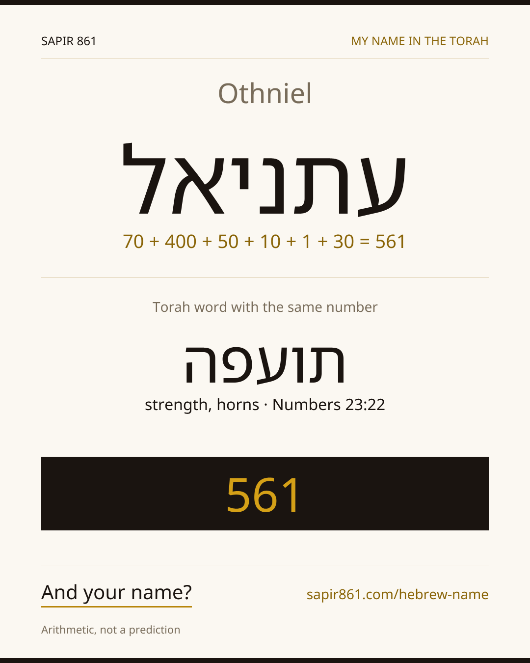 Othniel — עתניאל