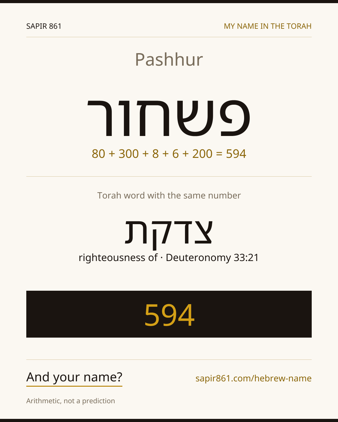 Pashhur — פשחור
