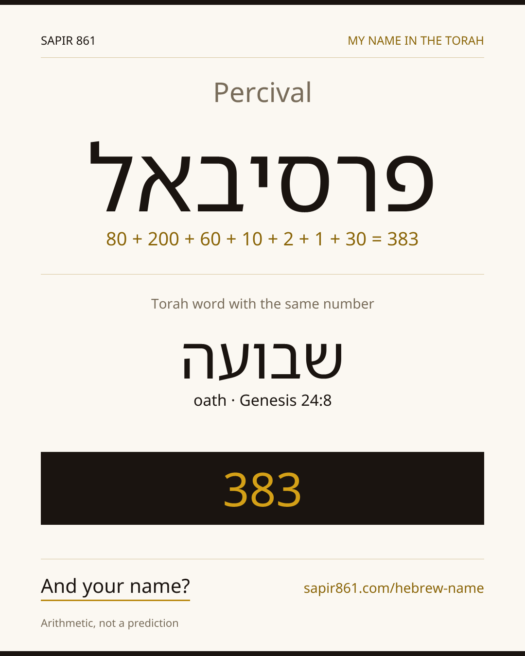 Percival — פרסיבאל