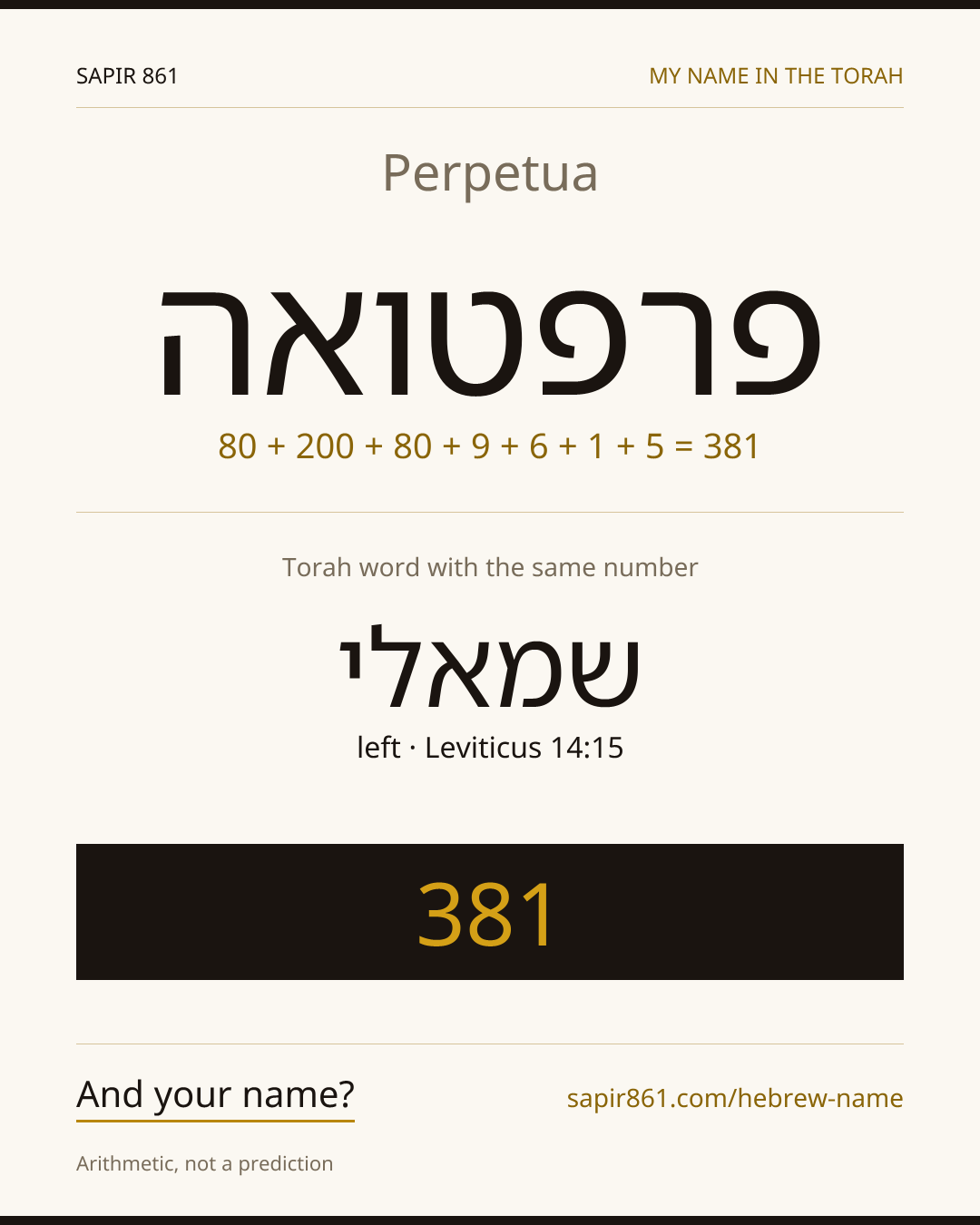 Perpetua — פרפטואה
